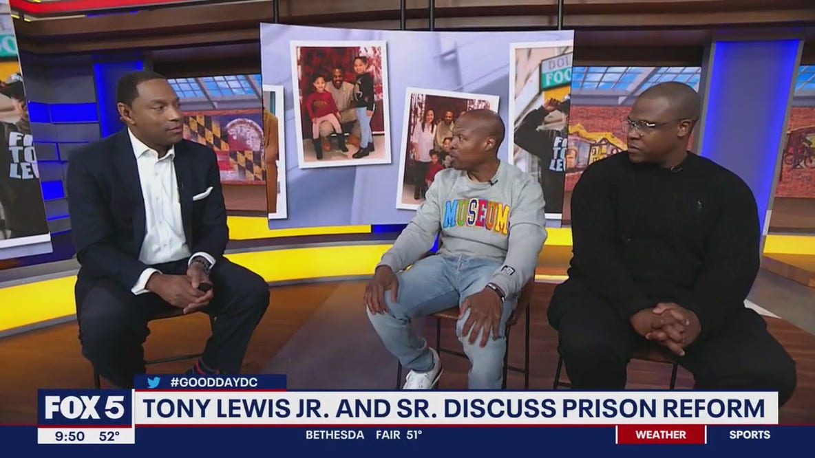 Tony Lewis Jr. and Sr. discuss prison reform